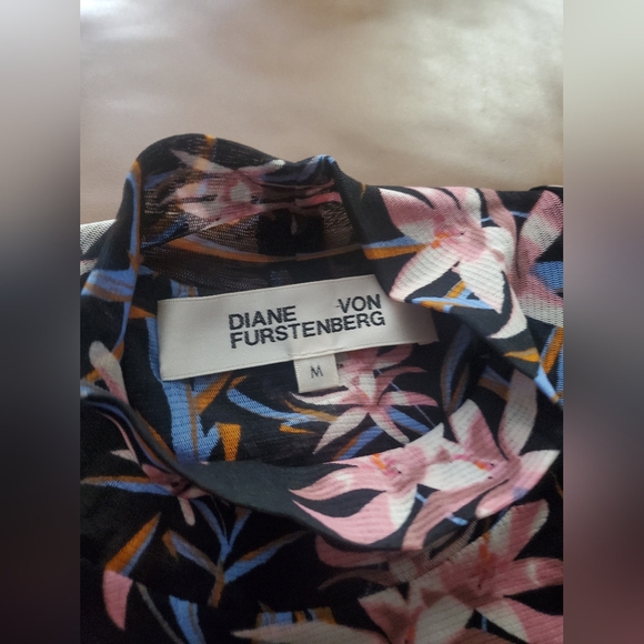 Diane von Furstenberg Remy high-neck floral top Medium - Picture 8 of 10